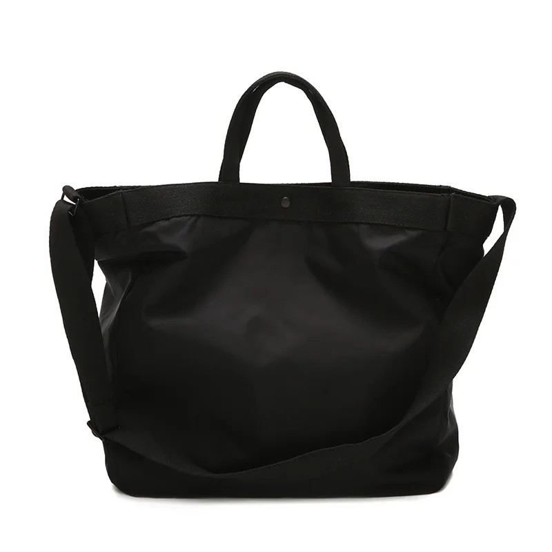 Водонепроницаемая нейлоновая спортивная сумка для мужчин и женщин, спортивная сумка для путешествий, сумка для фитнеса, сумка на плечо - Цвет: black