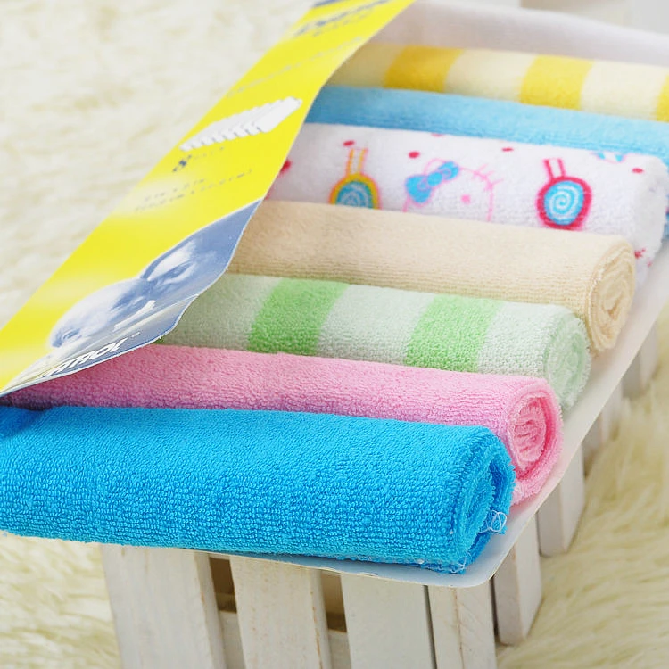 8pcs/lot baby feeding cotton towel kids Infants handkerchief Newborn