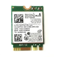 Intel 7260NGW Intel двухдиапазонный беспроводной-AC 7260 7260NGW AC-7260 802.11ac, двухдиапазонный, 2x2 Wi-Fi+ Bluetooth 4,0 intel 7260 AC