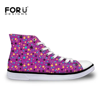 

FORUDESIGNS Cute Candy Color Canvas Shoes Trendy Lovely High Canvas Shoes College Student Casual Shoes Fresh for Girls