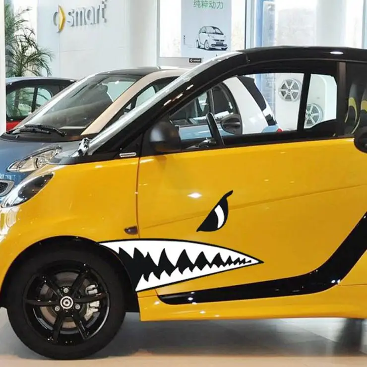 

Funny Shark car cover whole body car styling stickers Decal for Toyota Swift mini Volkswagen Honda Hyundai Kia Lada
