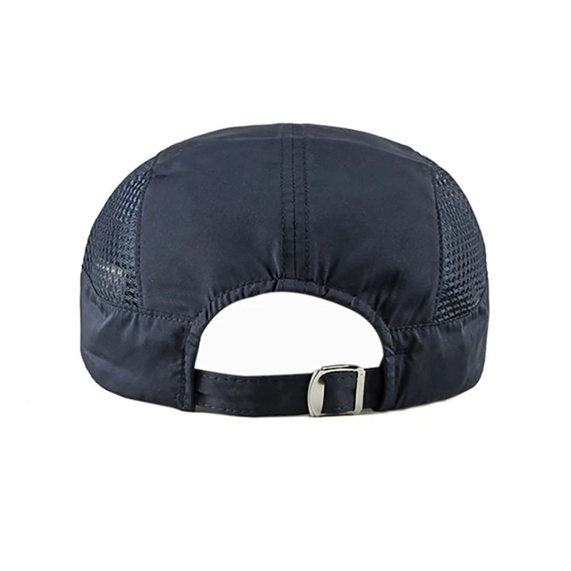 Peaked Cap Summer Thin Quick Drying Breathable Hat Headwear Outdoor Sports Wear With Adjustable Back Closure
