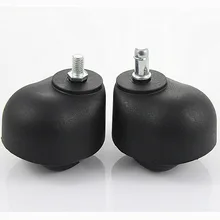 5pcs Universal mute swivel caster 2 rollerblade office chair wheels 100KG Screw furniture support leg wheel Replacement parts 5pcs durable grey furniture chair pu swivel caster wheel funiture replacement