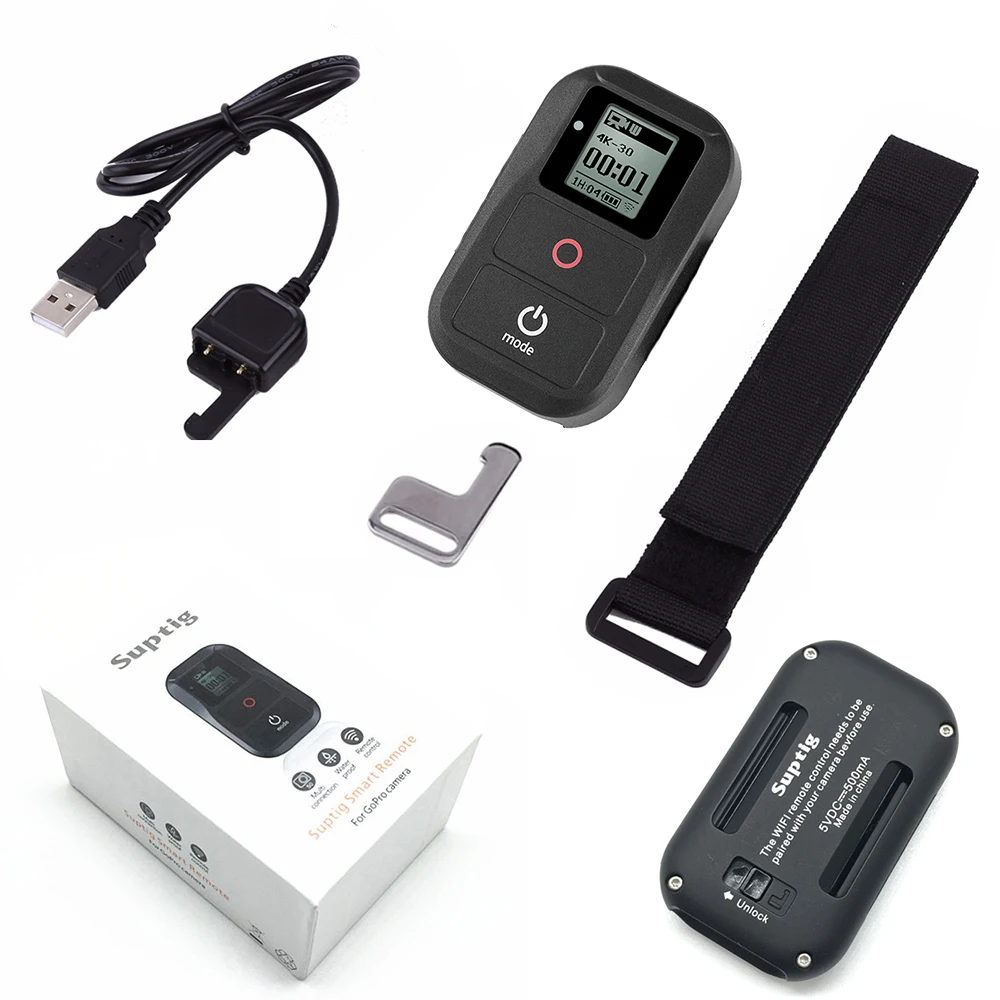 

Accessories For Go Pro Universal Waterproof Smart Wireless WiFi Remote Control For GoPro Hero 7/6/5/4 Black Session GoPro Fusion