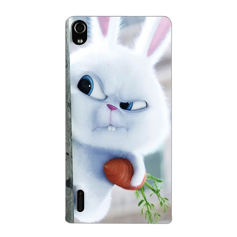 Чехол для Huawei Ascend P7 силиконовая Мягкая задняя крышка из ТПУ зеркальные