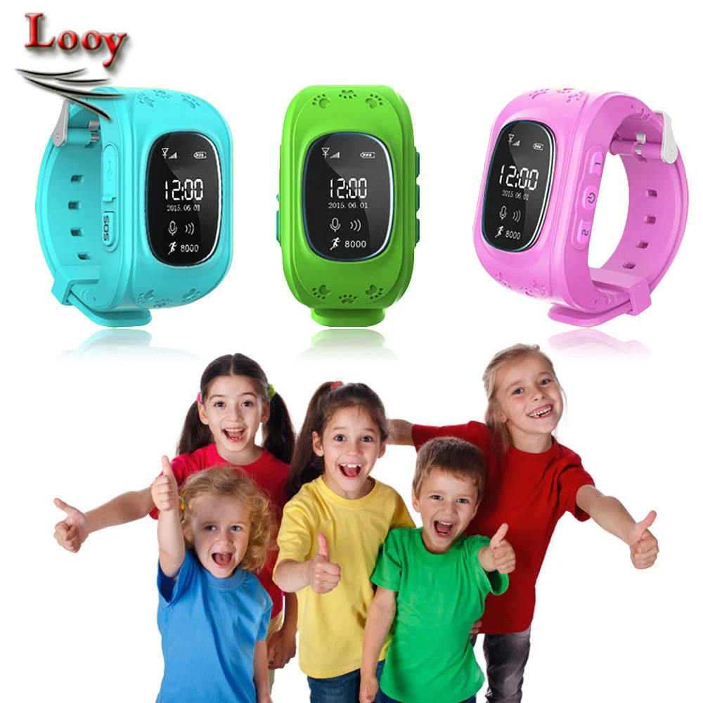 

Smartwatch Kid Safe GPS Watch Wristwatch SOS Call Location Finder Locator Tracker for Kid Child Anti Lost Monitor Baby Q50 Q90