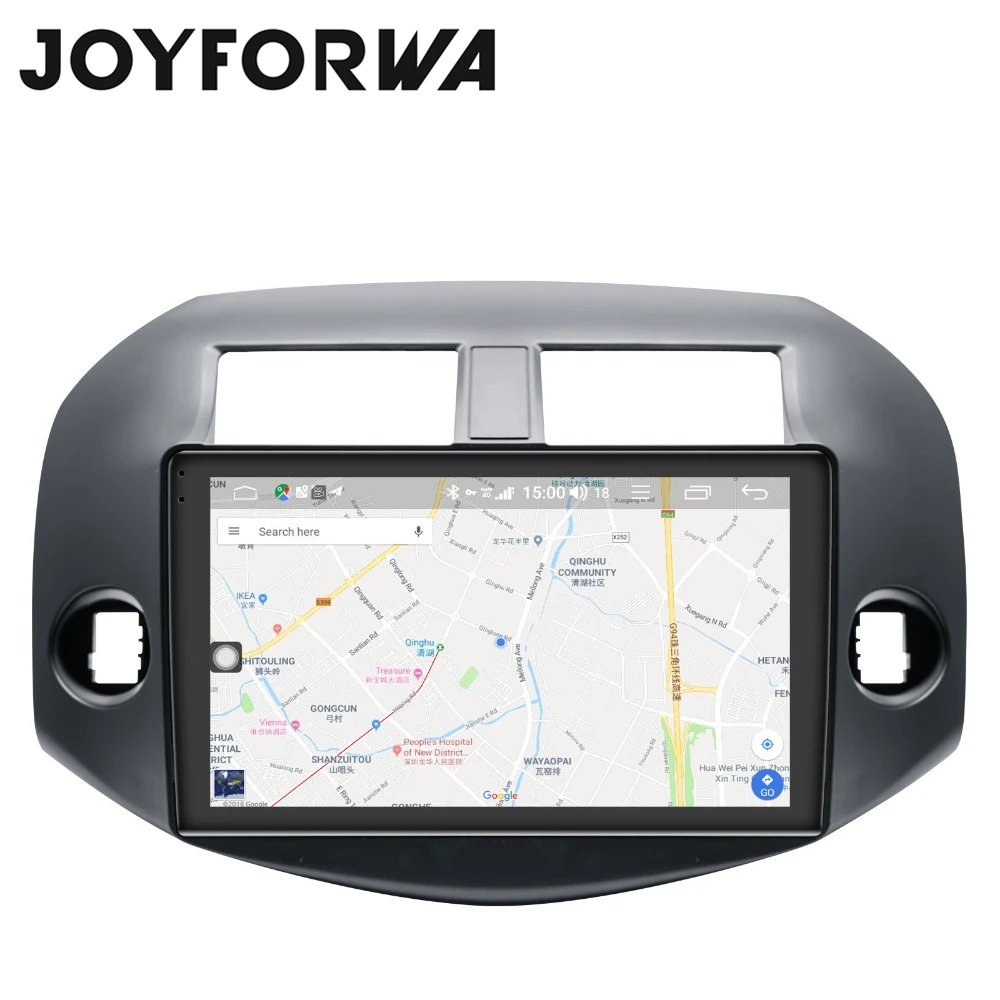 Carplay DSP 10 1 &quotAndroid 8 автомобильное мультимедийное радио для Toyota RAV4 2007 2011GPS SPDIF