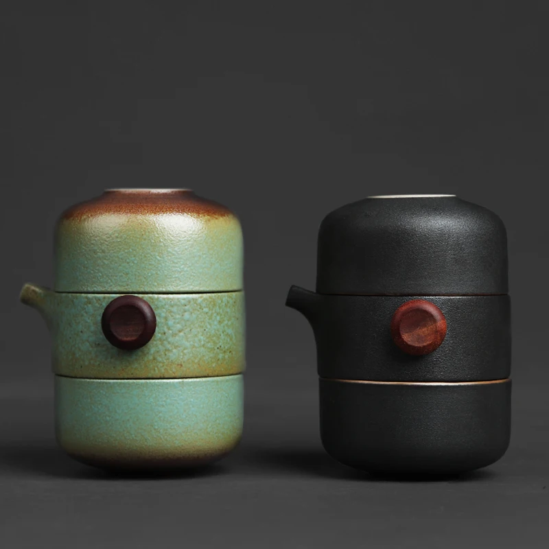 TANGPIN japanese ceramic teapot gaiwan teacups handmade portable travel office tea set TANGPIN japanese ceramic teapot gaiwan teacups handmade portable travel office tea set