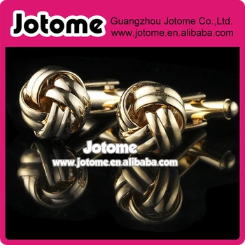 

Men CuffLinks, Knot Cuff Links gold Vintage Wedding Party Gift Shirt Love