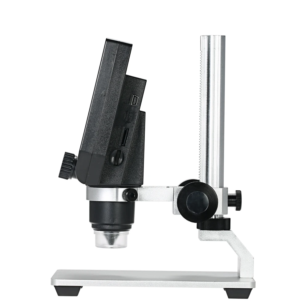 600X цифровой микроскоп электронный видео микроскоп 4,3 дюймов HD lcd паяльный микроскоп телефон Ремонт лупа с металлической подставкой
