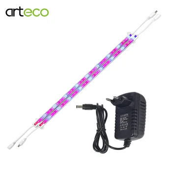 

2PCS LED Grow Light With 2A Power Adapter DC12V 5630 LED Bar Light 50CM for Aquarium Greenhouse Plant Growing Light
