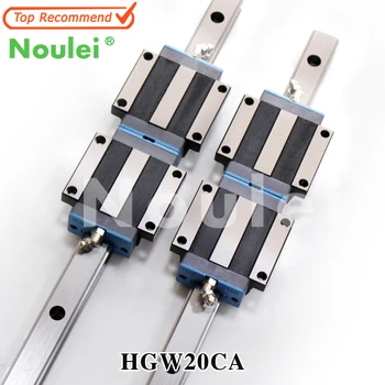 

Noulei HGW20 China Linear Motion Rails HGR20 witn HGW20CA Guide Blocks 20mm CNC set 500mm 1000mm 1200mm