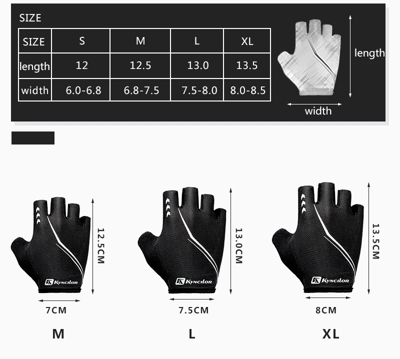 Черные мужские и женские перчатки с половинными пальцами дышащие спортивные перчатки противоскользящие велосипедные перчатки одежда для