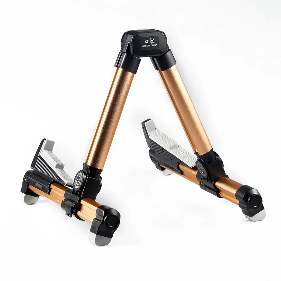 

YUEKO A shape Smart Foldable Guitar Stand Stability Easy to Carry Guitar Support Aluminum Alloy&ABS plastic Guitarra Accessories