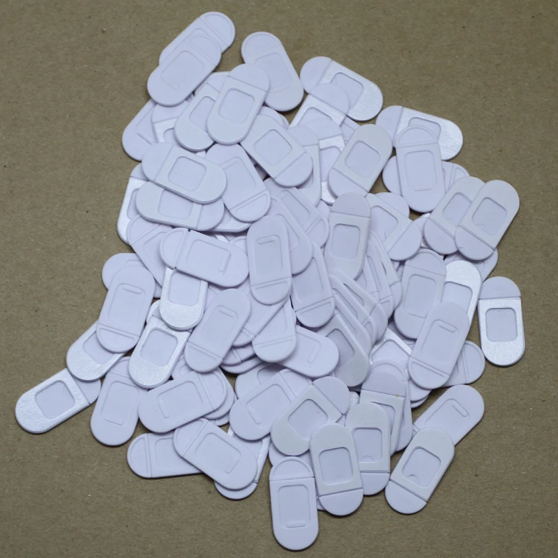 

Jietron1 lot 100pcs WHITE Webcam cover for computers, laptops, tablets protect your privacy,without retail packing free shipping