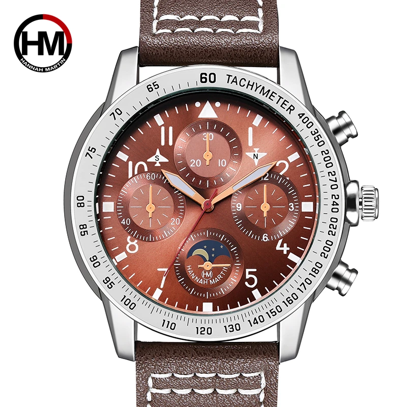 Мужские часы Hannah Martin брендовые Роскошные военные спортивные модные Saati hombre relojes