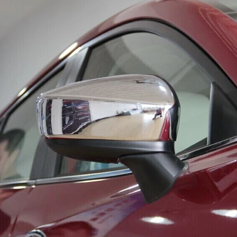 

ABS Chrome For Mazda 3 Axela 2014 2015 2016 2017 Car rearview mirror cover frame Cover Trim Car Styling Accessories 2PCS