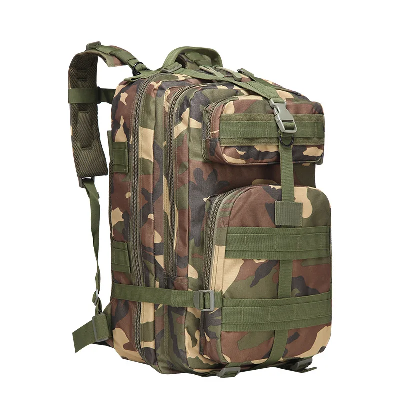 Горячий 40л уличный спортивный военный рюкзак походные рюкзаки 210D нейлоновая Водонепроницаемая тактическая сумка походный охотничий рюкзак для путешествий - Цвет: Jungle camouflage