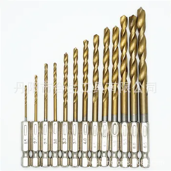 

13PCS Six angle handle twist drill bit electric screwdriver bit electric screwdriver bit six angle electric drill