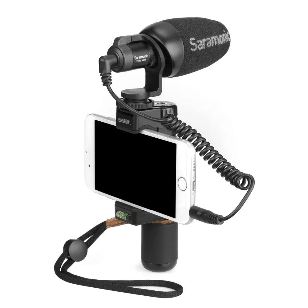 Saramonic Vmic мини Condense видео микрофон для DSLR камеры, смартфон со встроенным ударным креплением, пена ветровое стекло