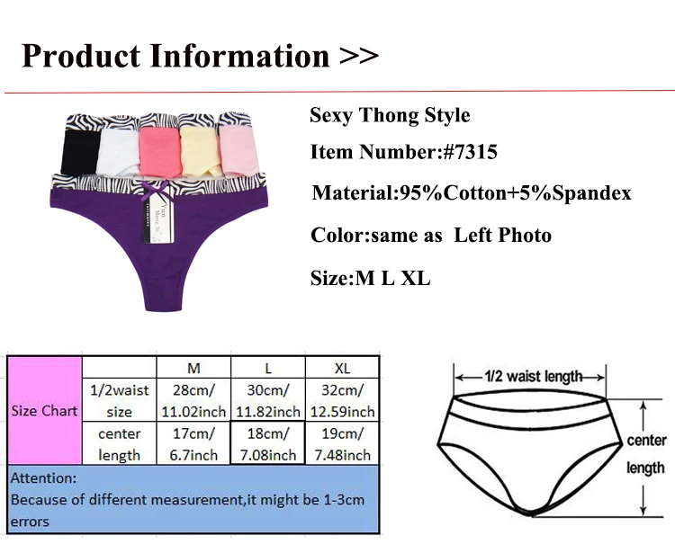 Low Rise Spanndex Cotton Thong Sexy Lady Panties Stretched Women G-string Underpants Women Underwear T-back Hot Lingerie