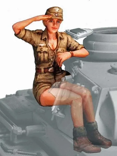 

Resin Figure Kit DAK Panzer Crew1947 Model Kit
