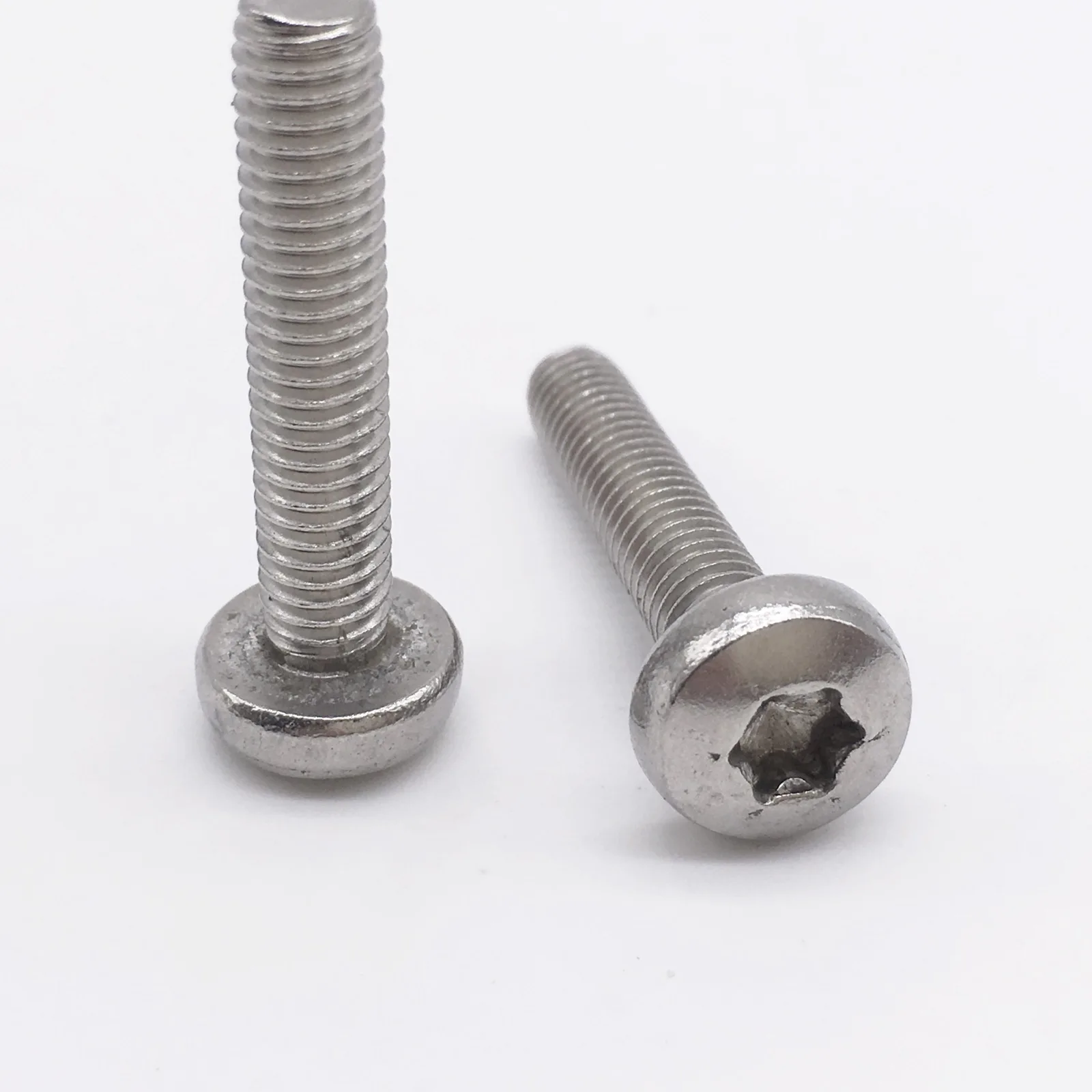 50 Pcs Torx Screw M6 M8 Round Head 6 Star Stainless Steel Six Lobein