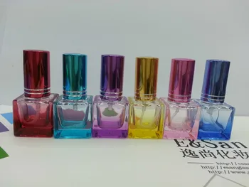 

Refillable P21-6ML Square Spray Perfume Glass Empty Spray Bottle 100PCS/LOT
