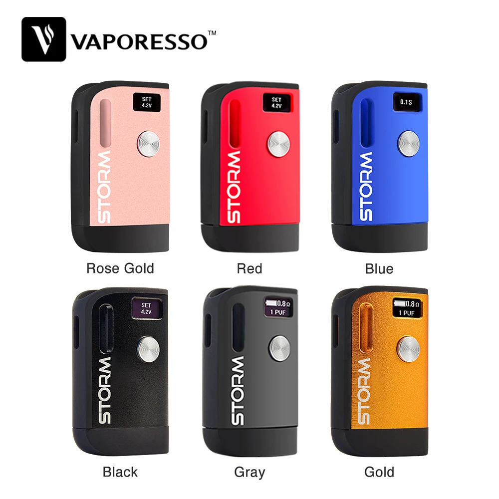 Оригинальный Vapor Storm S1 VV бокс-мод с аккумулятором 800 мАч и 0 49 дюймовым oled-экраном Vape