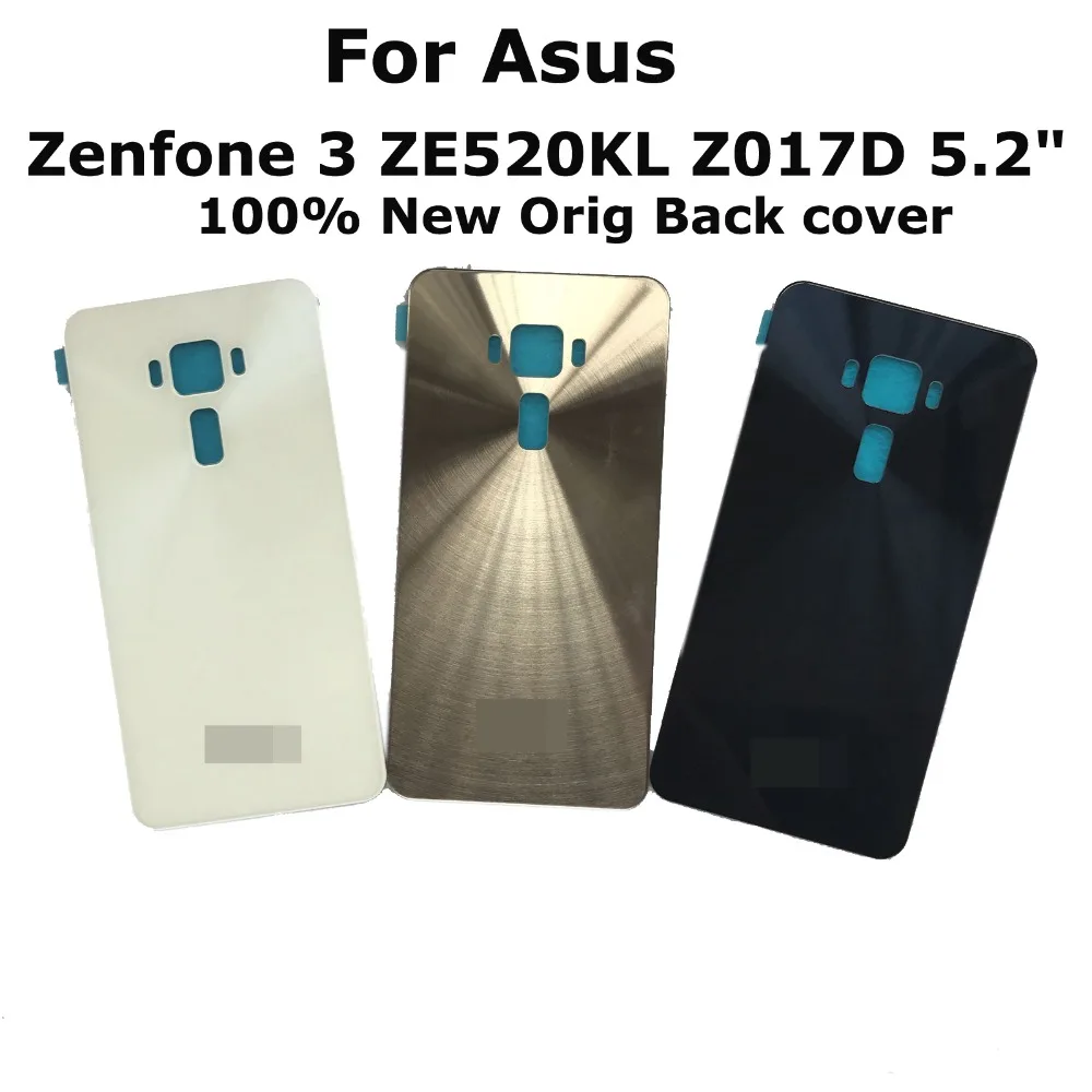 5," для Asus Zenfone 3 ZE520KL Z017D 5,2" Стекло Задняя Дверь Корпус Крышка батарейного отсека