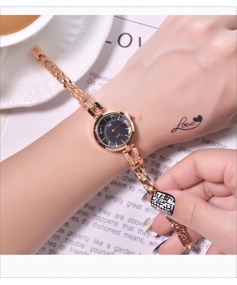 Золотые женские часы с браслетом Роскошная Мода из нержавеющей стали женские кварцевые наручные часы простые маленькие женские часы подарки