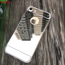 Силиконовый зеркальный чехол для телефона iPhone 6 s 6S iPhone XS Max X 10 XR iPhone 8 7Plus 5 5S 5SE 6plus 6splus 7plus 8plus