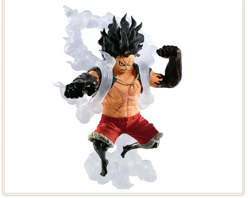 

14cm One Piece Gear fourth Monkey D Luffy Snake form Action figure toys doll Christmas gift with box