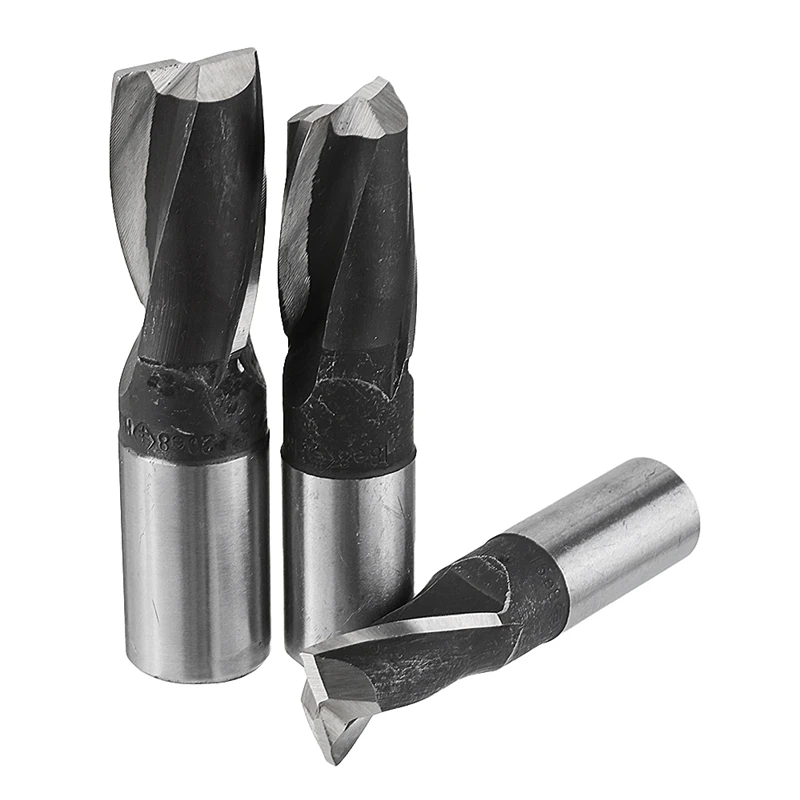 

High Speed Steel 16/17/18/19/20mm Straight Shank End Mill Cutter Keyway Milling Cutter Durable