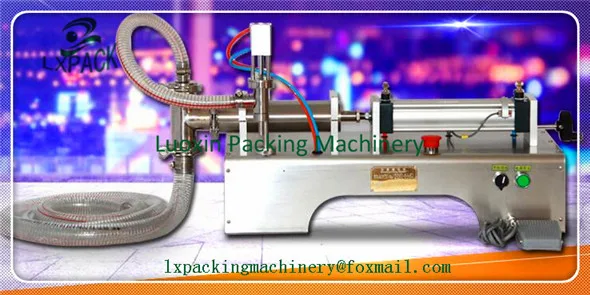 Single Head Liquid Softdrink Pneumatic Filling Machine Reasonable design easy operation 500ml 