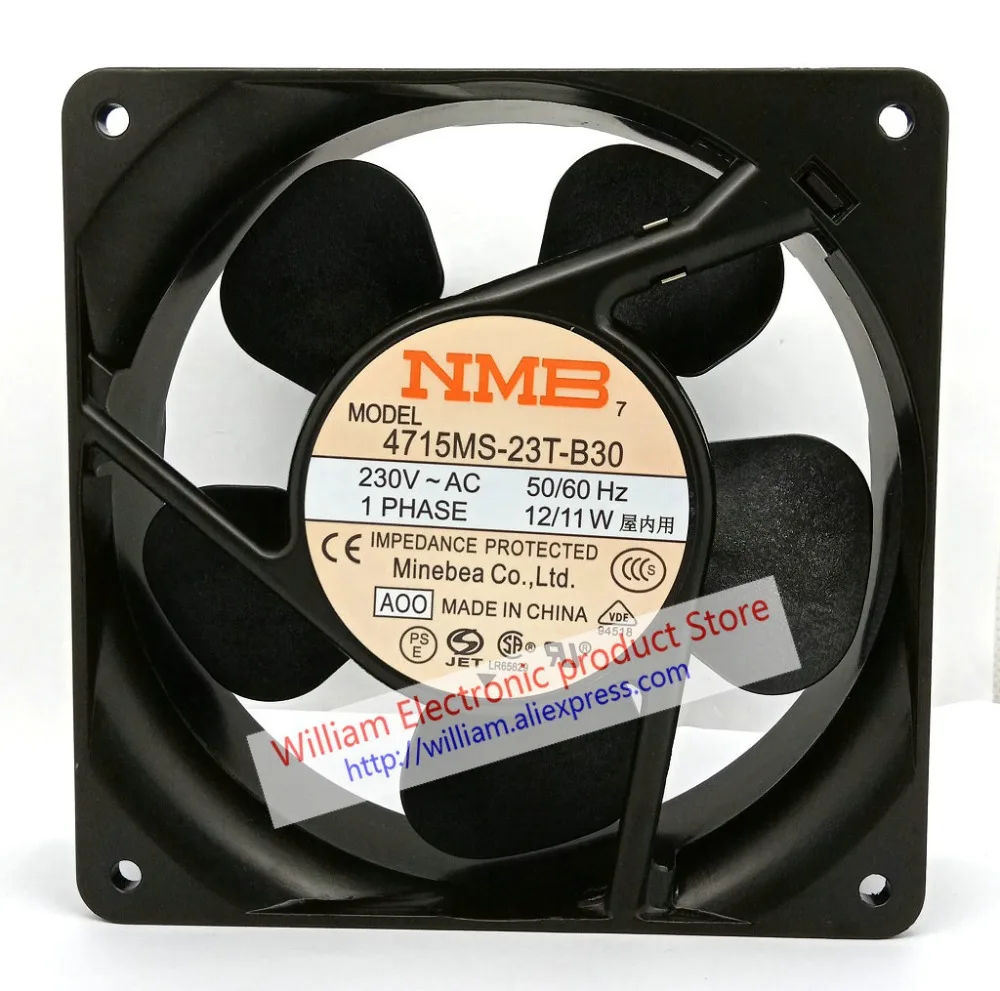 For NMB 4715MS-23T-B30 Fan 120*120*38mm AC 230V 12//11W