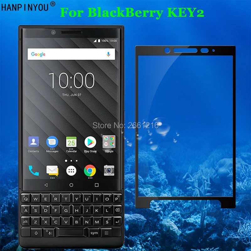 Для BlackBerry Key 2 Two Key2 KEYtwo/Athena 4," Полное покрытие закаленное стекло 9H 2.5D Премиум Защитная пленка для экрана