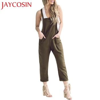 

jumpsuit bodysuit Women Loose Casual Baggy Jumpsuit Strap Bib Pants Trousers Overall Harnes rompers womens jumpsuit 0628