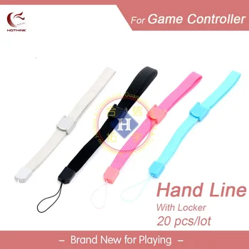 

HOTHINK 20pcs/lot Wrist Strap Hand Strap Lanyard with on off button For Wii remote controller PS3 move/PSV/PS4 VR controller