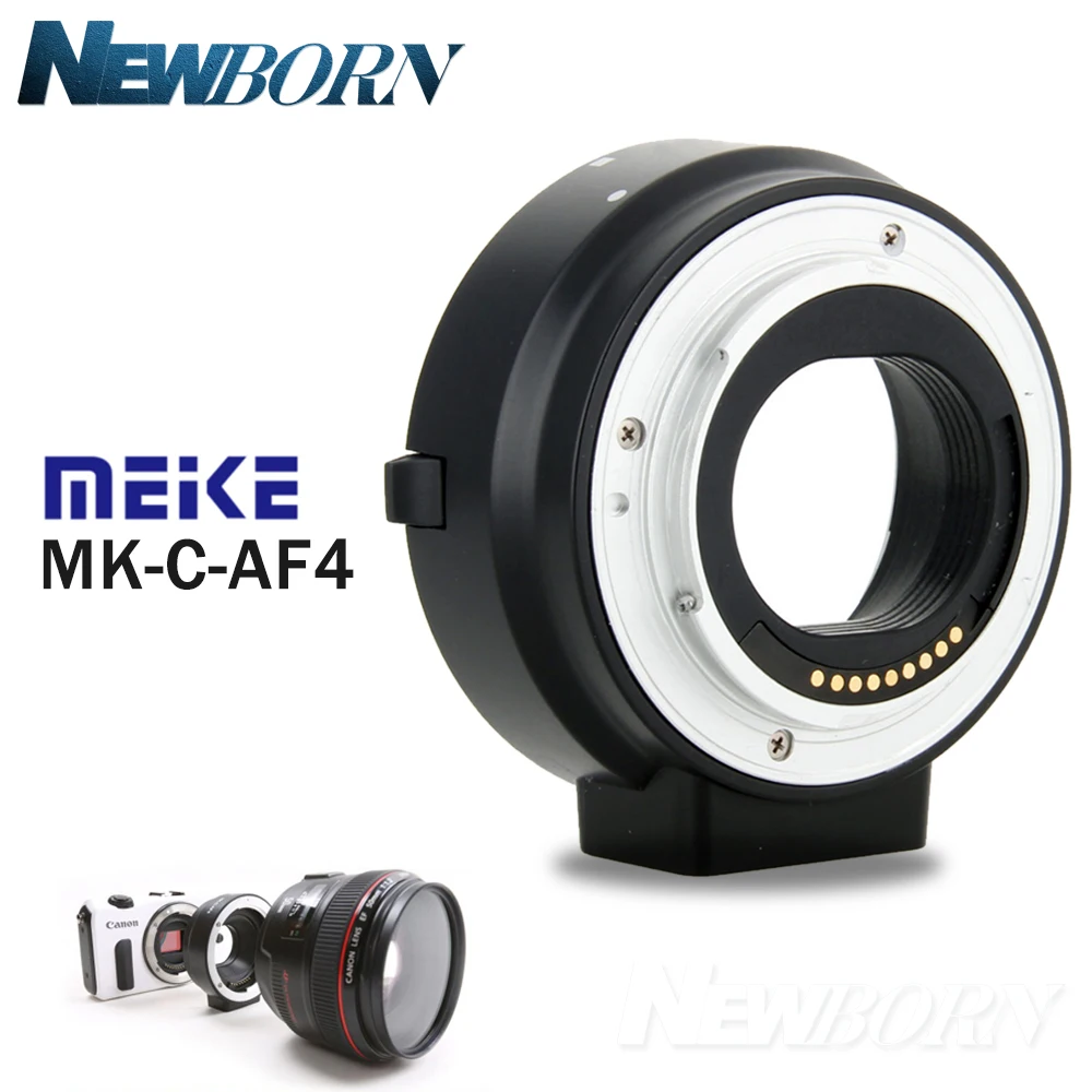 Meike MK C AF4 Meike Electronic Auto Focus Adapter for Canon EF EF S