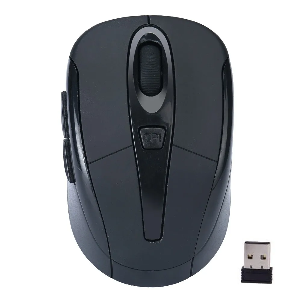 2,4 ГГц Беспроводная мышь 1600 dpi USB черная 6D оптическая игровая мышь офисная Высококачественная мышь для компьютера ПК ноутбука L0307A