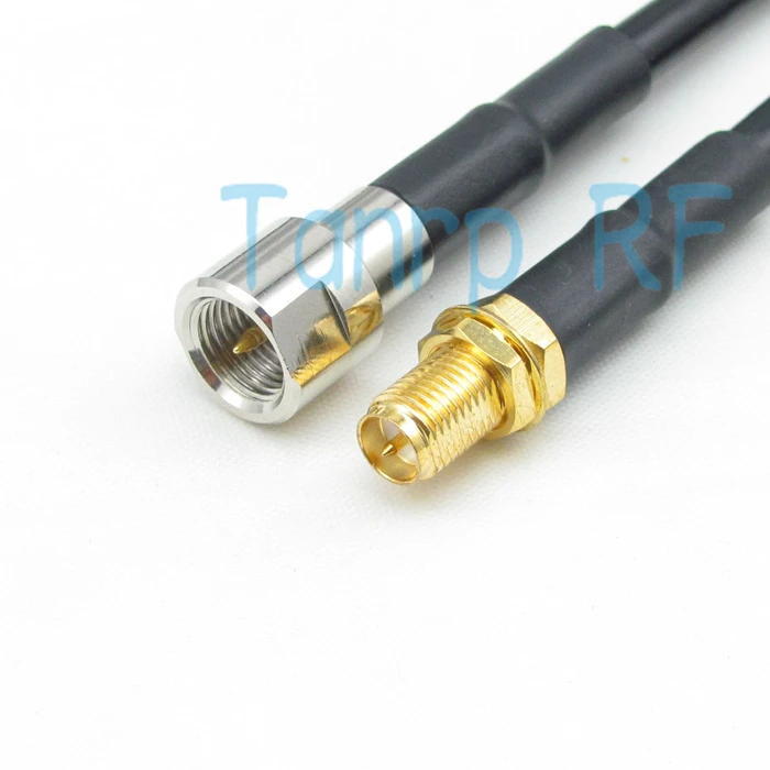 

Free Shipping! 20INCH Pigtail coaxialjumper cable RG58 extension cable 50CM FME male plug to RP SMA male RF connector