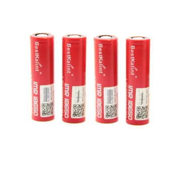 

4pcs/lot Bestkalint IMR 18650 battery 3000mAh 40A 3.7v Rechargeable flat Top Batteries electronic cigarette battery