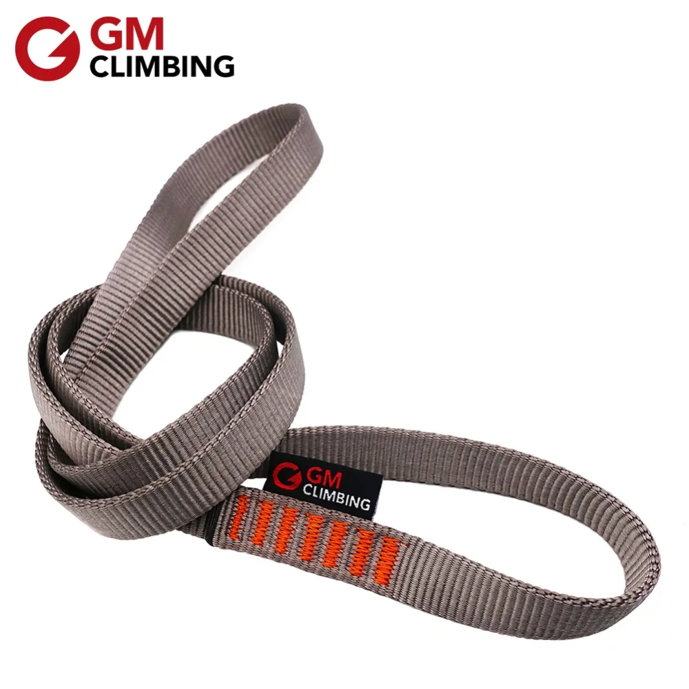 Climbing Homyl 22KN Rock Climbing Quickdraw Sling Mountaineering bing Strap Belt Rope 11cm
