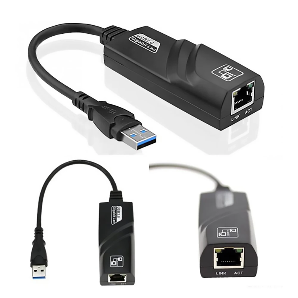 FDBRO локальной сети USB кабель для передачи данных 3,0 для RJ45 адаптер 10/100/1000 гигабитный Ethernet-адаптер для Windows 10, 8, 7/XP/Mac IOS компьютер