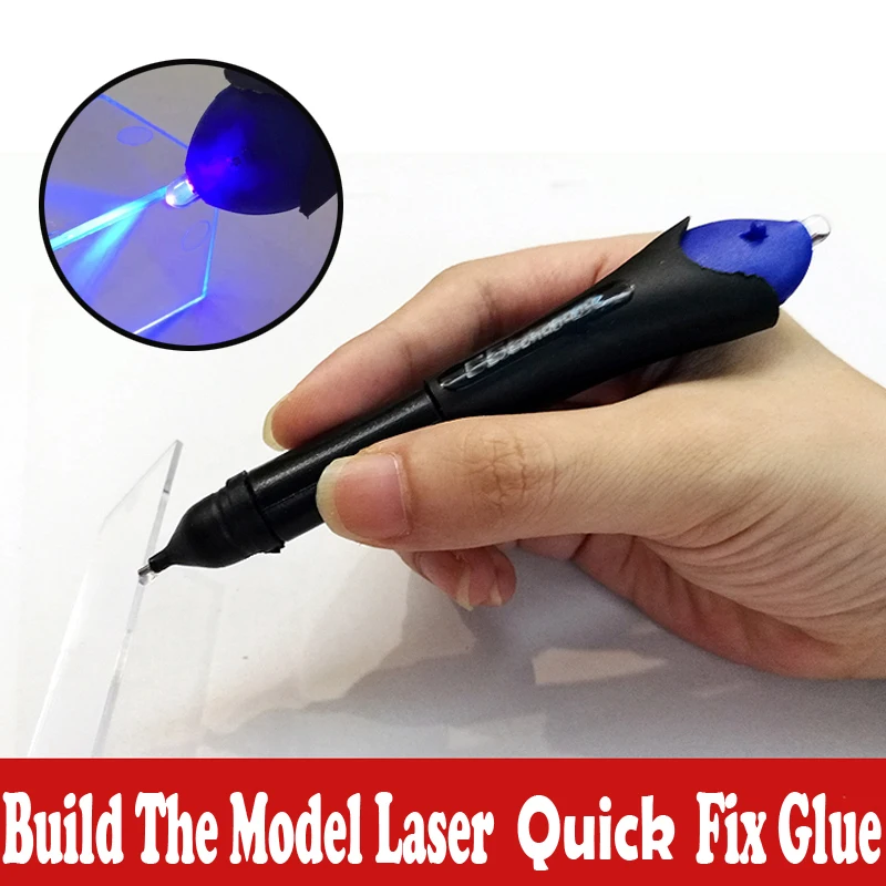 

Gundam Military Model Build The Model Laser ultraviolet glue Pen 5 second Quick Fix Glue DIY Hobby Combination Tools Accessory