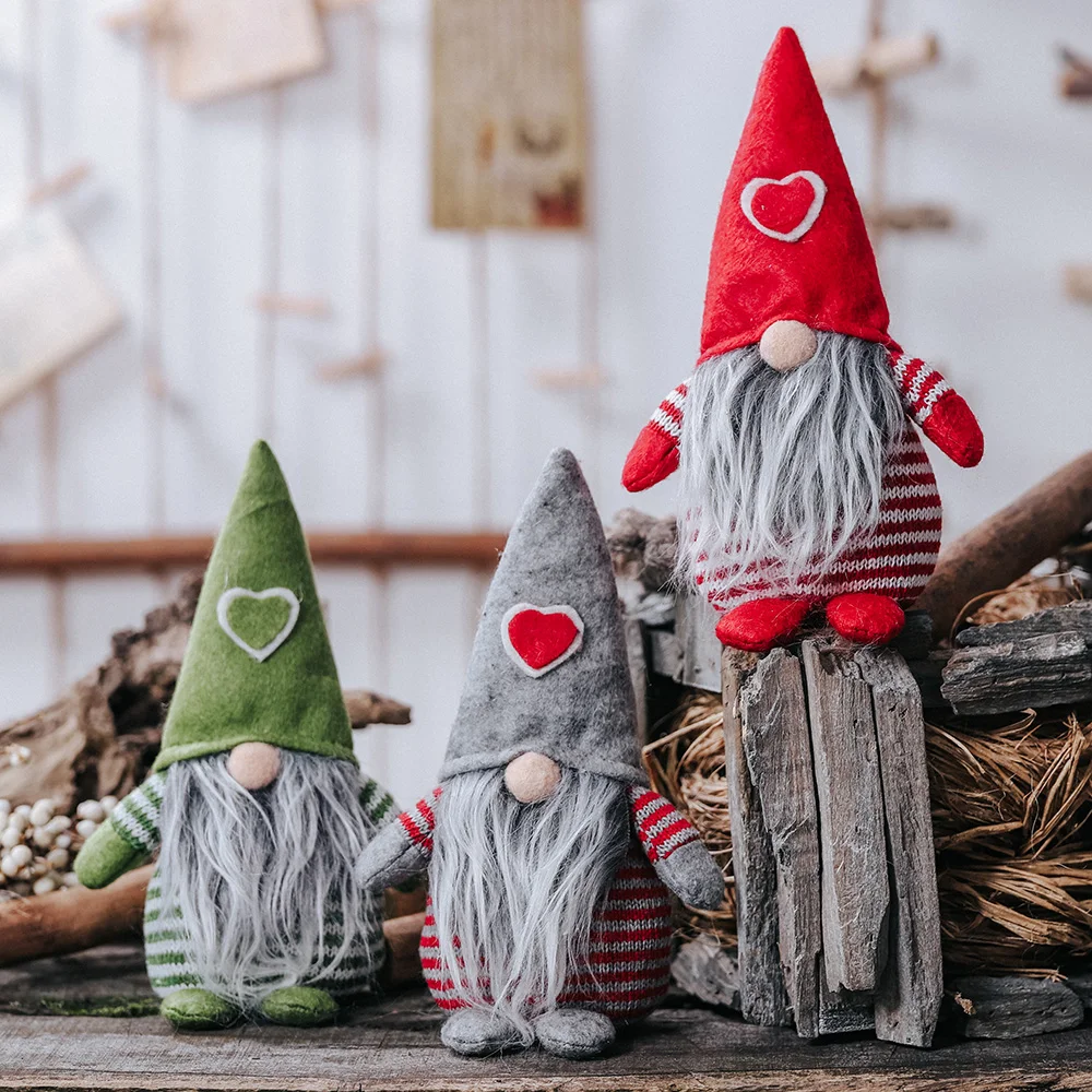 

2020 Santa Claus Snowman Elk Dolls Christmas Ornaments Merry Christmas Favor Party Decorations for Home New Year Kids Gift