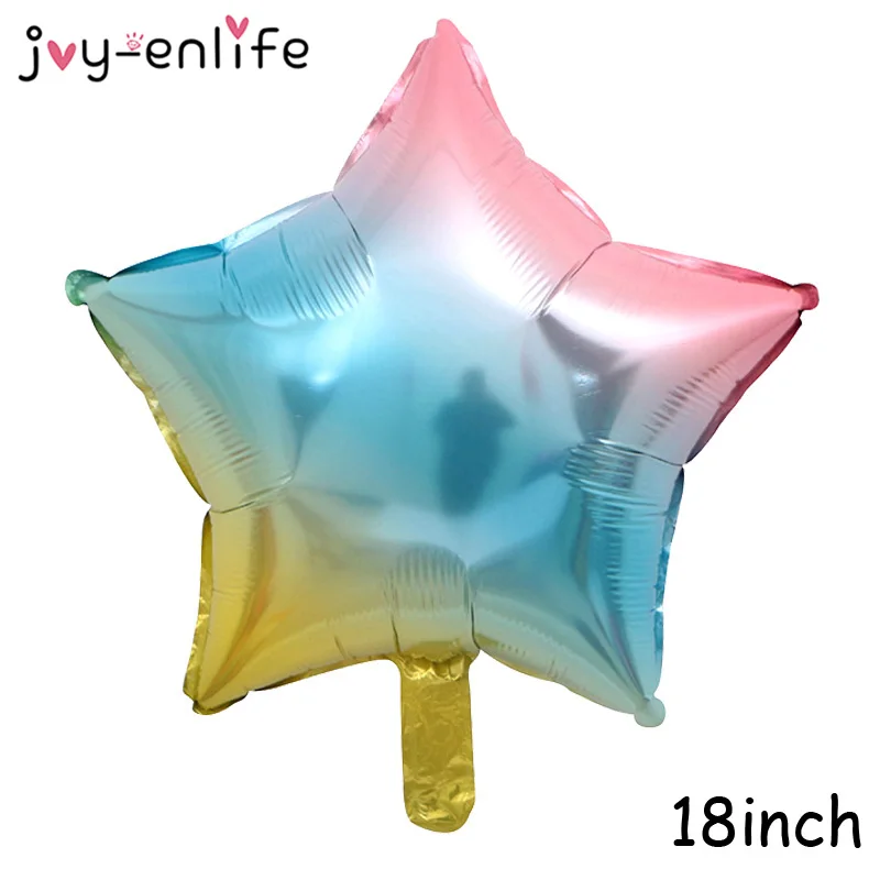 

6pcs Rainbow Gradient Unicorn Balloon 32 inch Number Birthday Party Decorations Kids Unicorn Party Wedding Balloons Globos