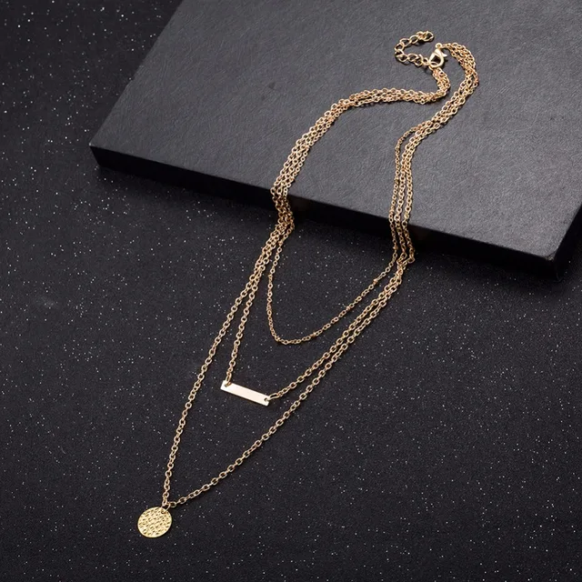 2017 Romantic woman Trendy Europe&American Gold Color Necklace&pendant