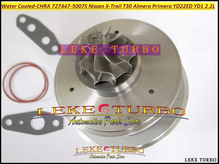 Water Cooled Turbo Cartridge CHRA GT18 727477-5007S 727447-5007S Turbocharger For NISSAN X-Trail T30 Almera Primera 2003-05 YD22ED YD1 2.2L (6)
